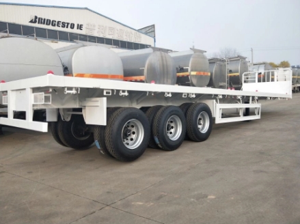 CONTAINER SEMI TRAILER WITH FRONT BOARD